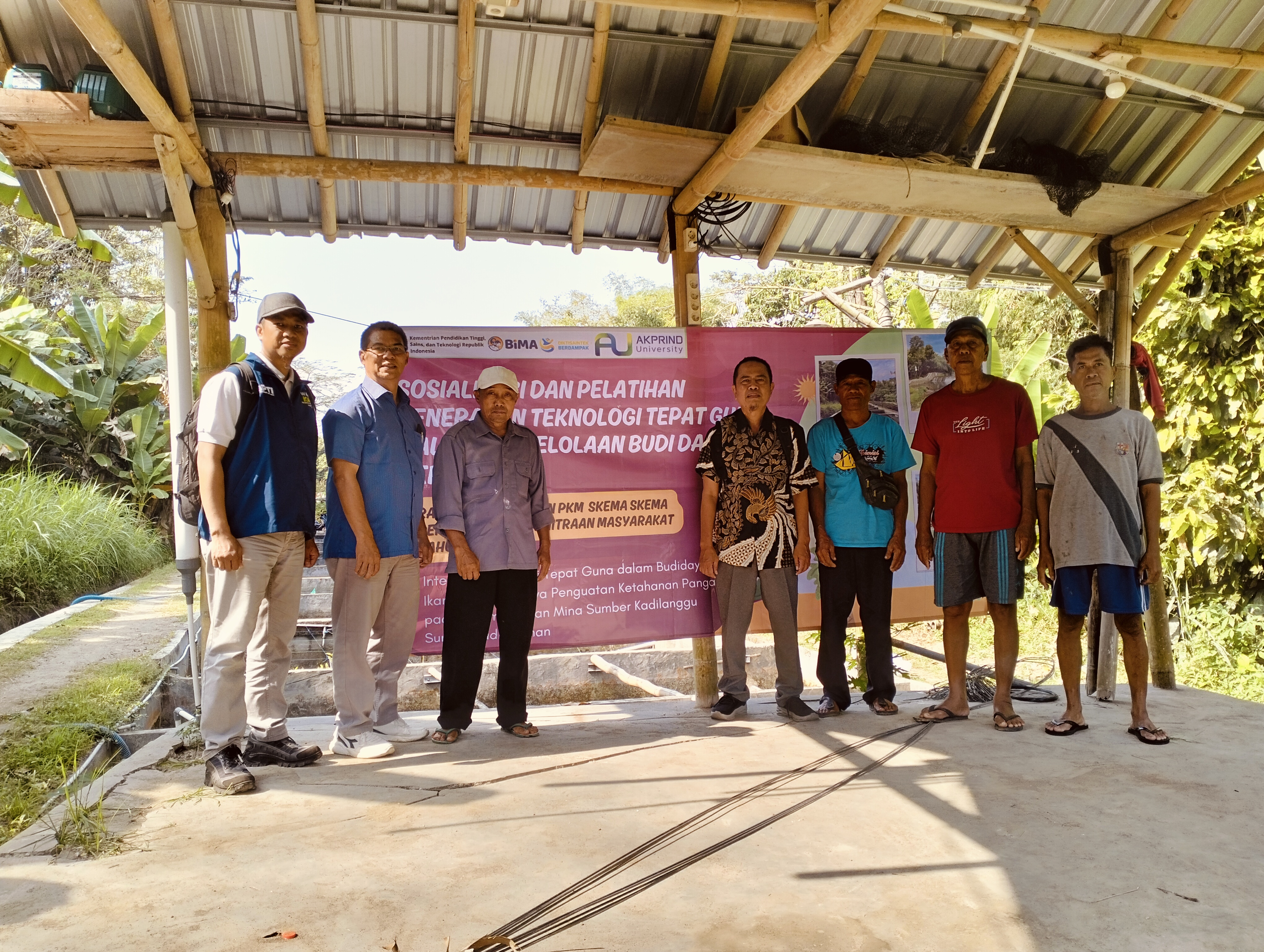 Integrasi Teknologi Tepat Guna dalam Budidaya Ikan sebagai Upaya Penguatan Ketahanan Pangan pada Kelompok Ikan Mina Sumber Kadilanggu Sumberdadi Sleman